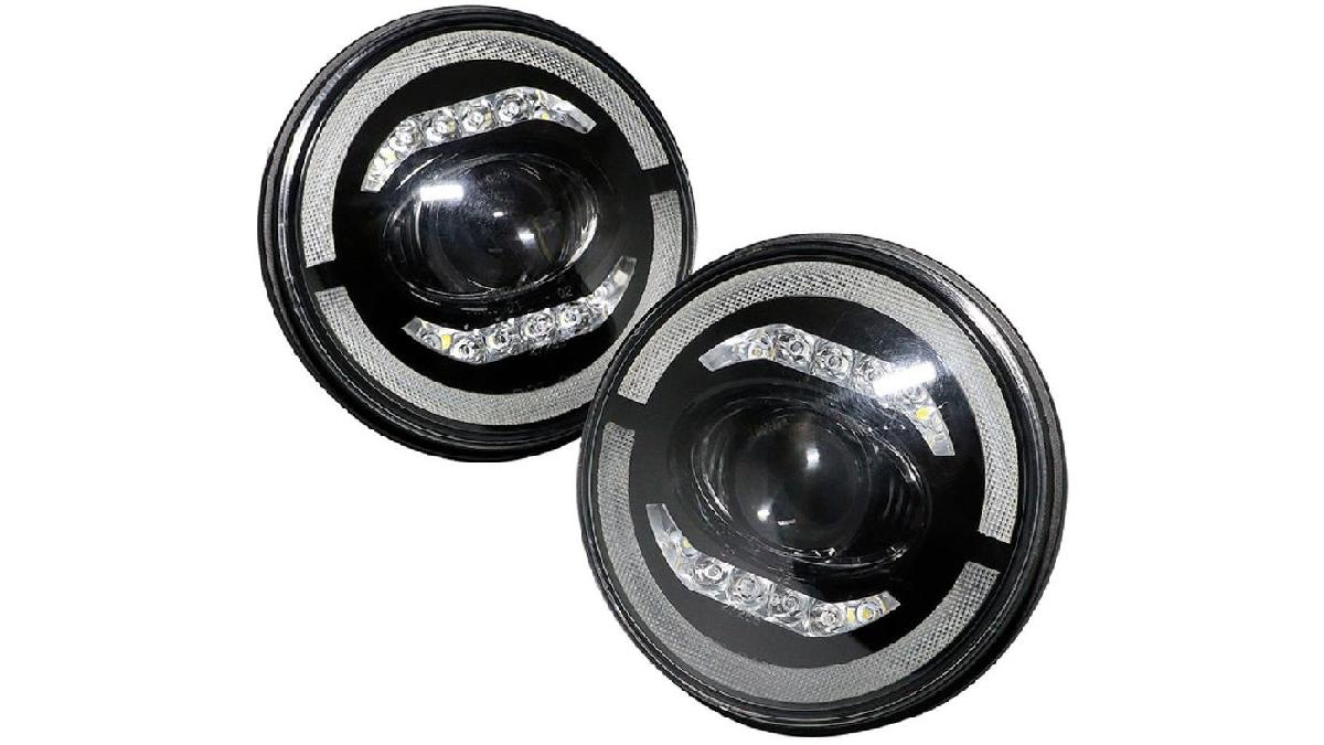 Set+de+phares+LED+-+sur+mesure+pour+Land+Rover+90%2F110+%26+Defender+-+Noir